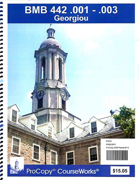 BMB 442 Georgiou packet 115 cover